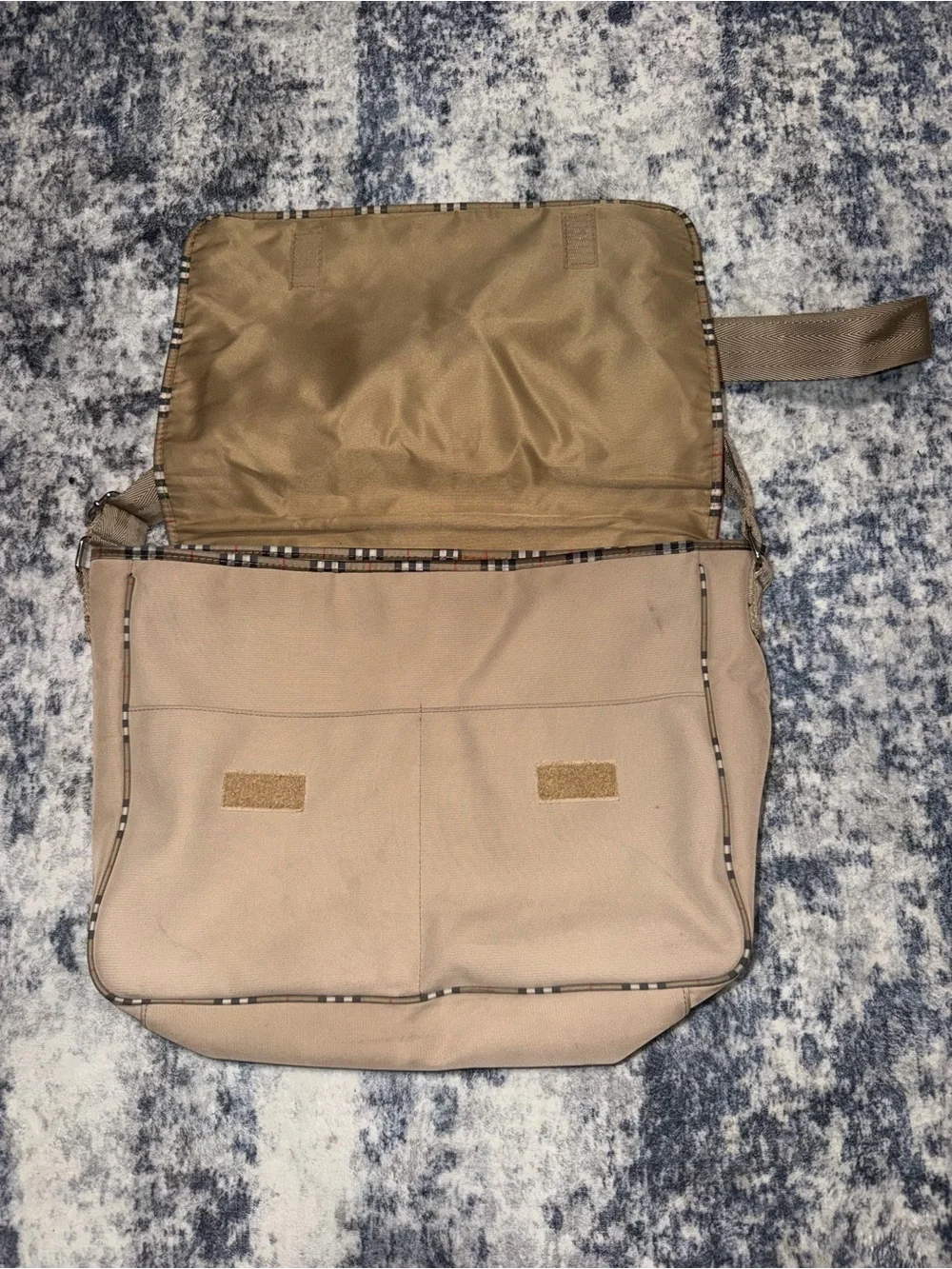 Burberry Canvas Messenger Bag
